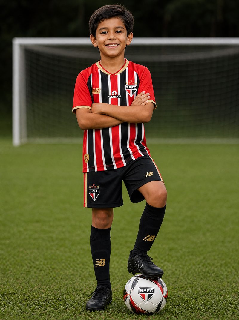 Kit Infantil S\u00e3o Paulo · Camisa 25/26 - Away