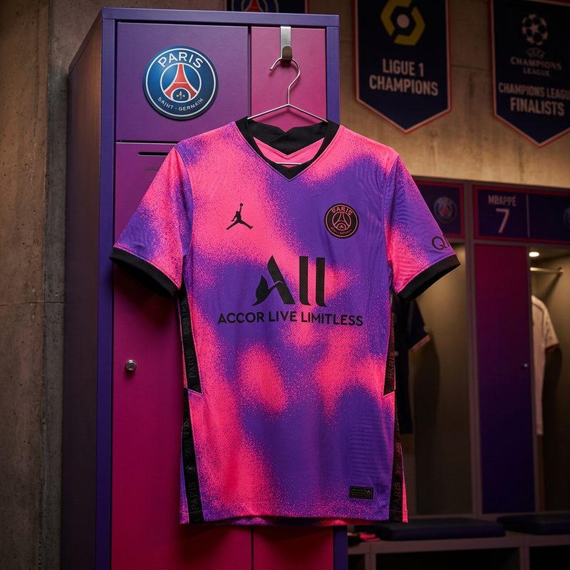 Camisa PSG · 20/21 - Uniforme 4 - Colab Jordan