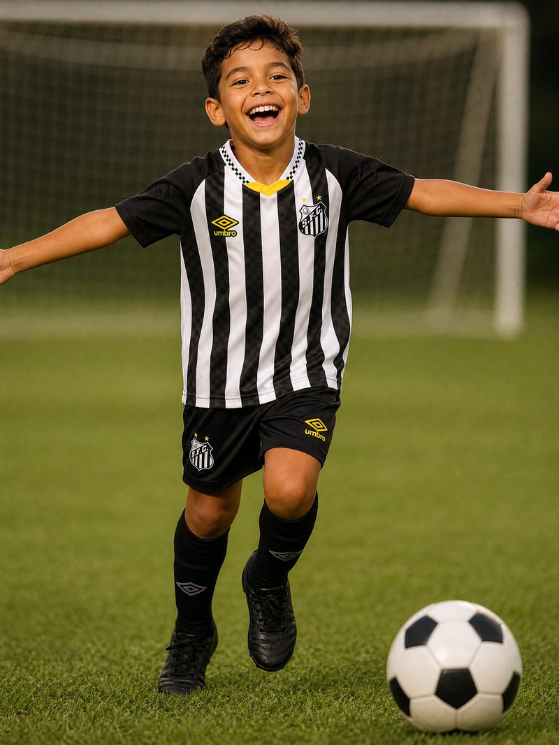 Kit Infantil Santos · Camisa 25/26 Away