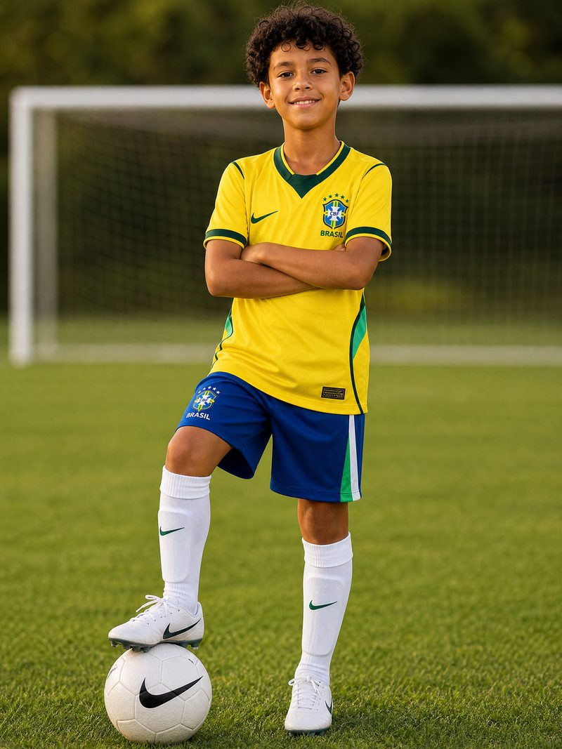 Kit Infantil Brasil · Camisa 26 Copa