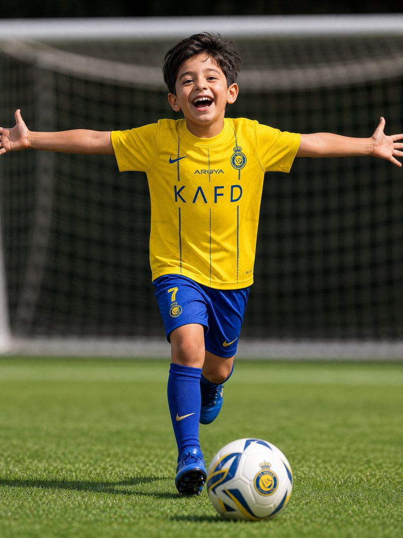 Kit Infantil Al Nassr · Camisa 23/24 Home