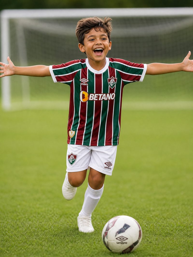 Kit Infantil Fluminense · Camisa 2023 Uniforme 1