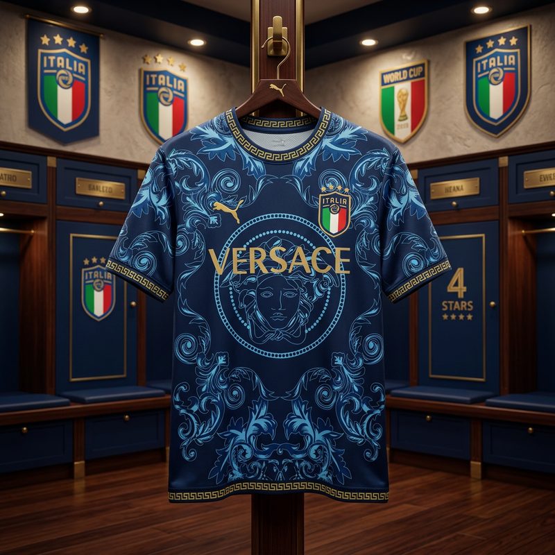 Camisa Italia Selecao · 22/23 - Colab Versace