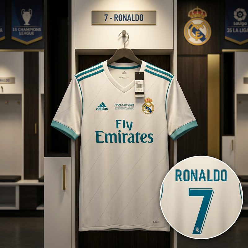 Camisa Real Madrid · 17/18 - Home