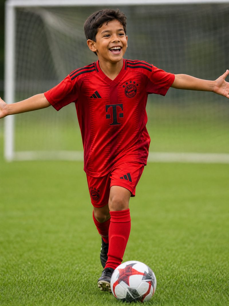 Kit Infantil Bayern Munich · Camisa 24/25 Home