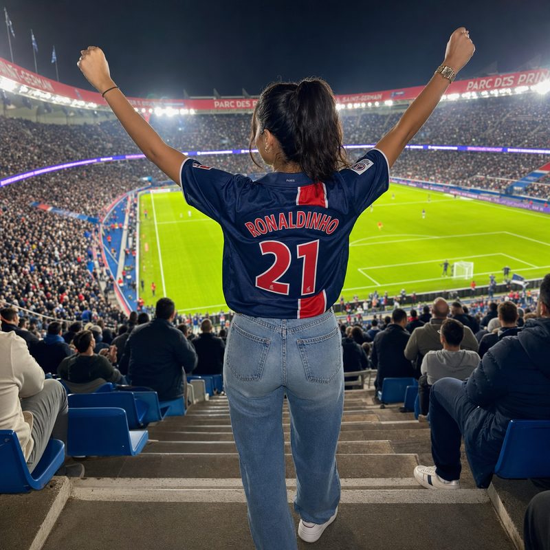 Camisa PSG · 01/02 - Retro - Ronaldinho
