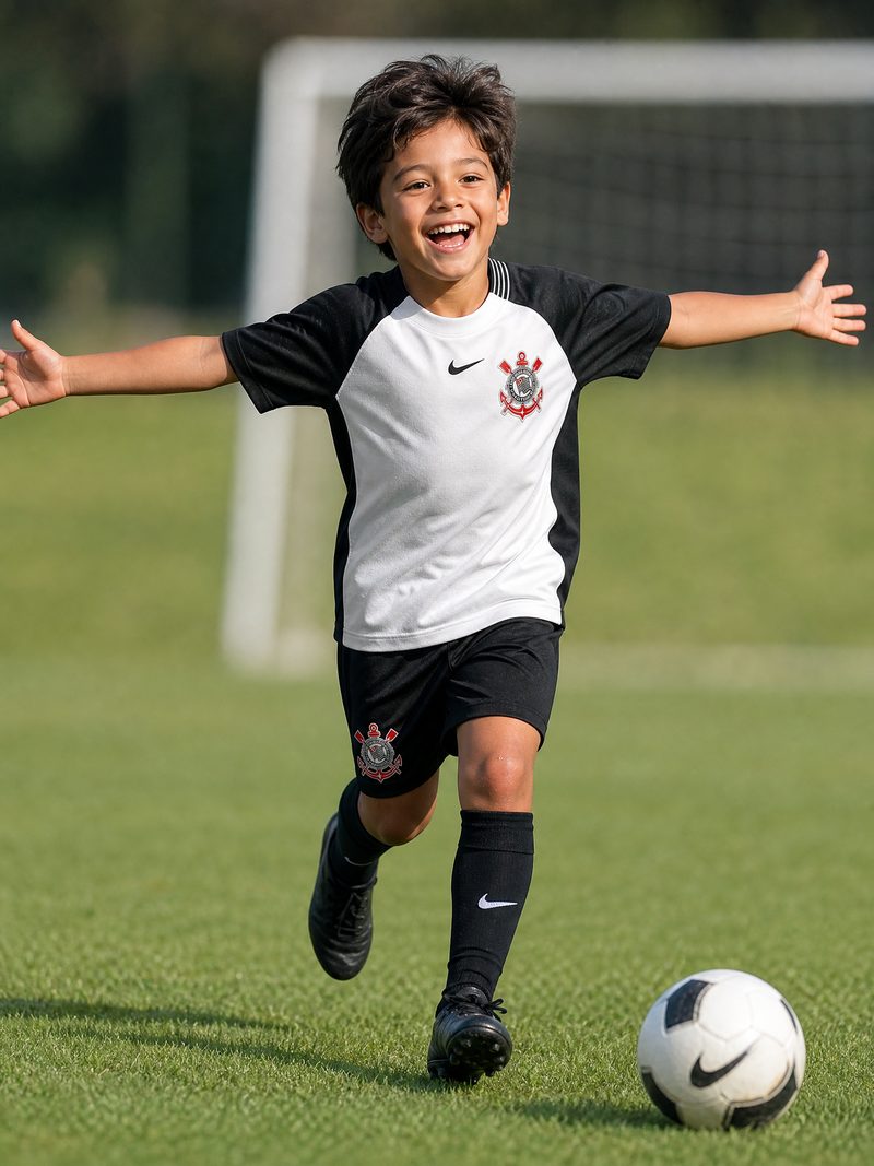 Kit Infantil Corinthians · Camisa 25/26 Home