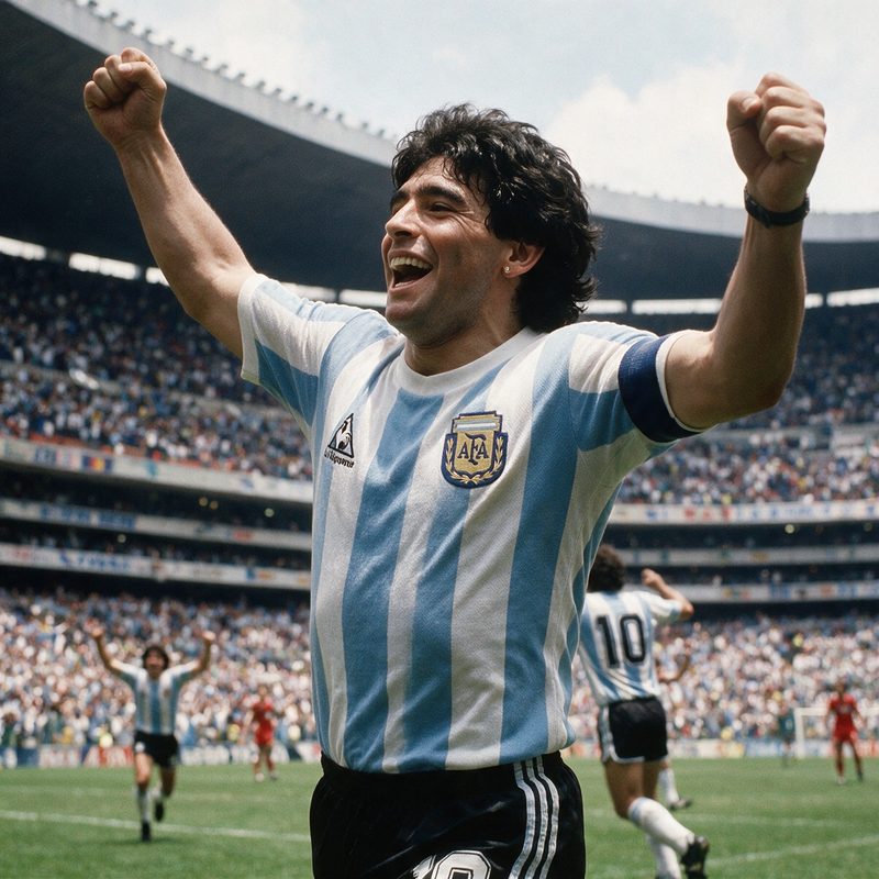 Camisa Argentina · 1986 - Retro - Copa do Mundo de 86