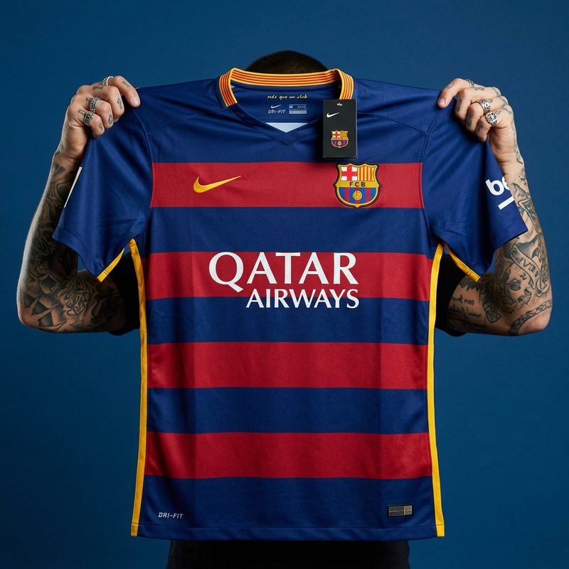 Camisa Barcelona · 15/16 - Home