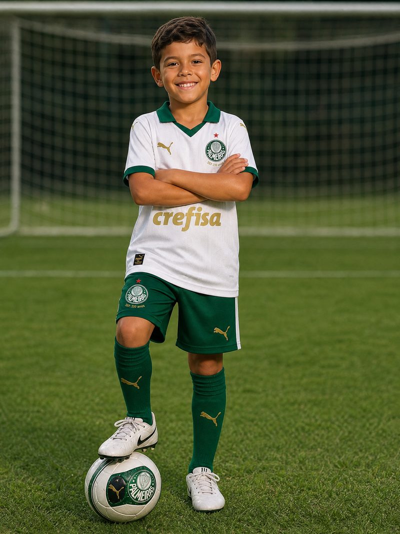 Kit Infantil Palmeiras · Camisa 24/25 Away