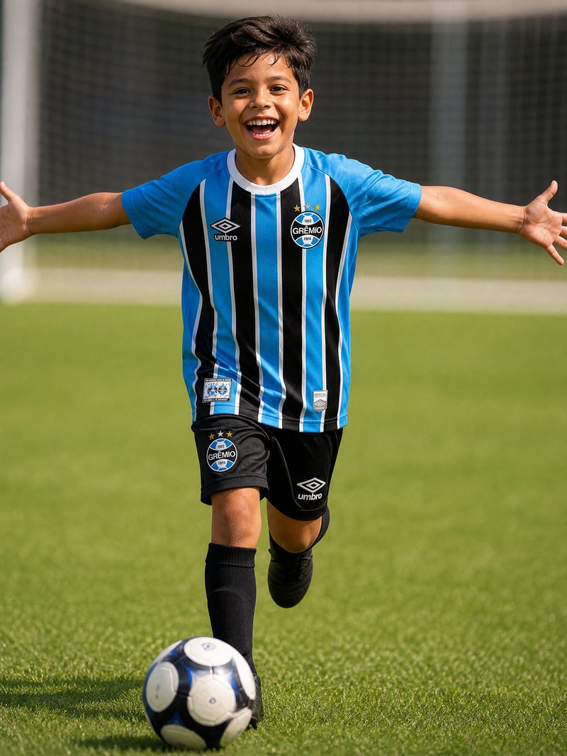 Kit Infantil Gr\u00eamio · Camisa 25/26 Uniforme 1