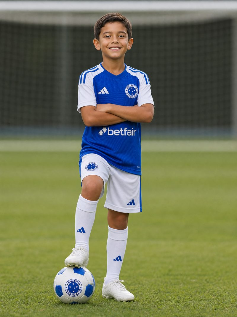 Kit Infantil Cruzeiro · Camisa 25 Home