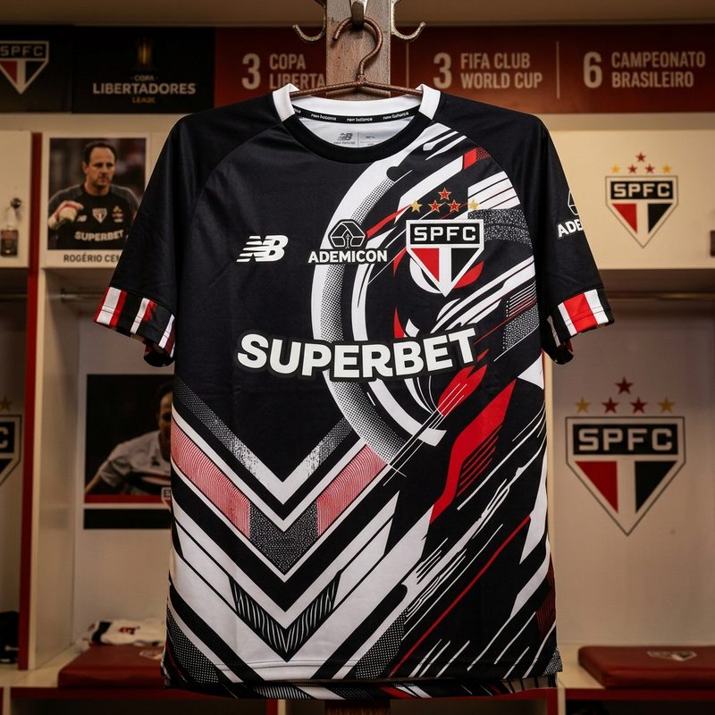 Camisa Sao Paulo · 25 - Pre Jogo Aquecimento