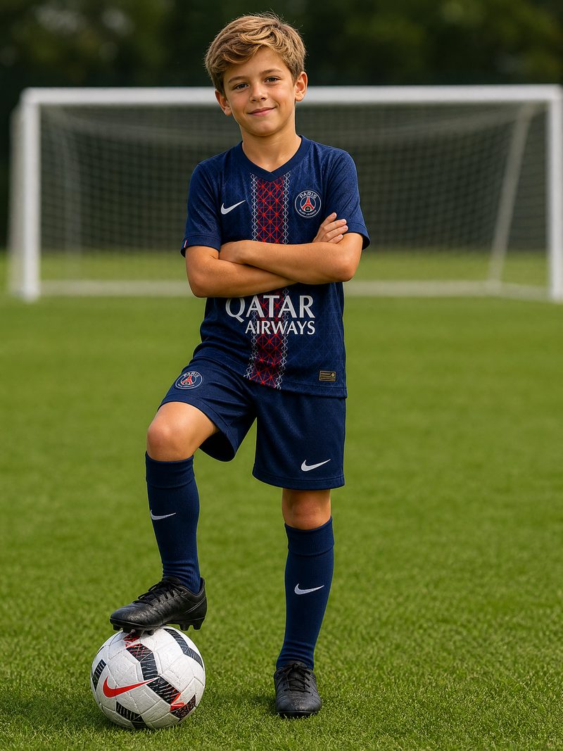 Kit Infantil PSG · Camisa 25/26 Home