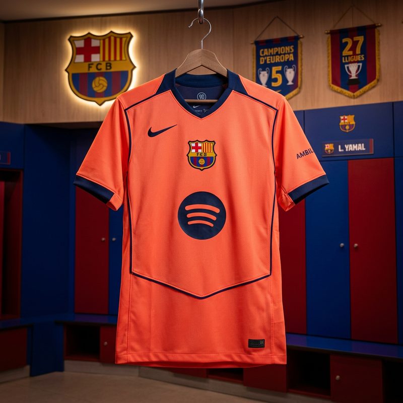 Camisa Barcelona · 25/26 - Uniforme 3