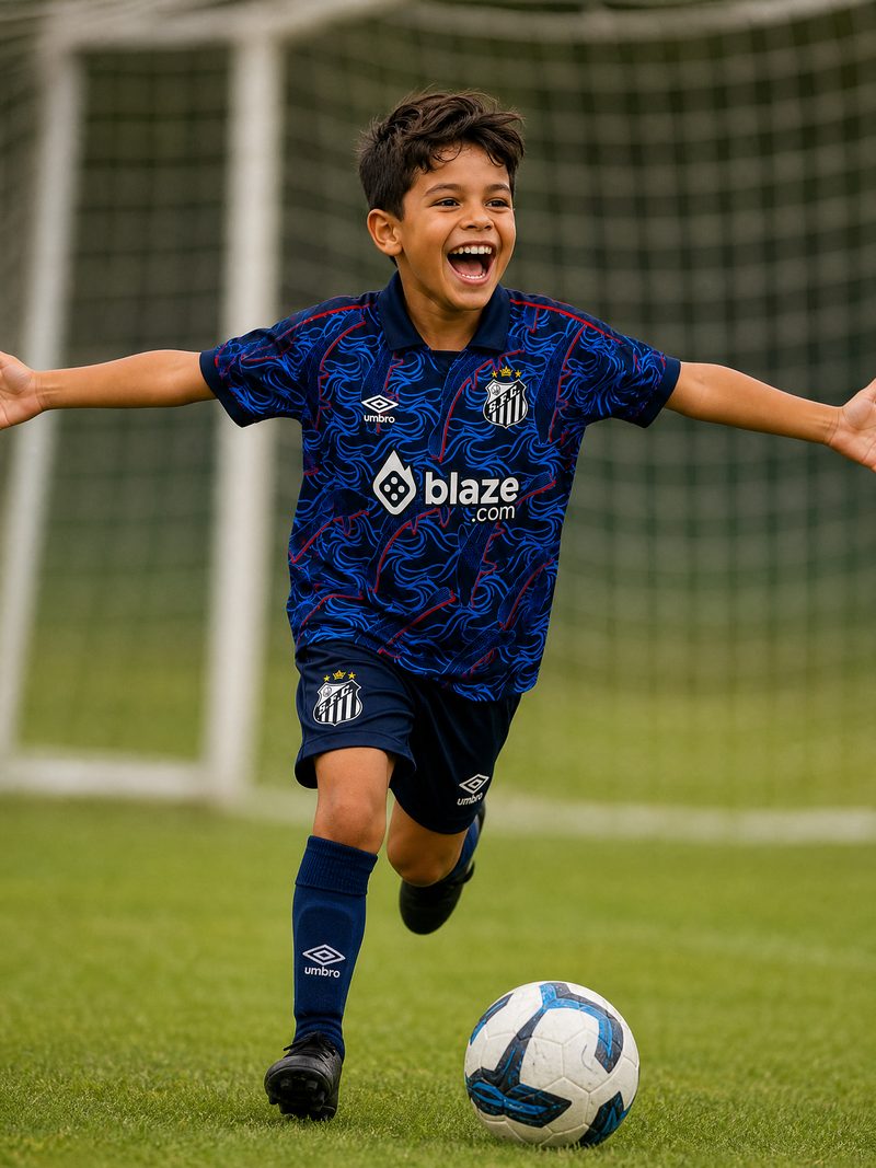 Kit Infantil Santos · Camisa 2023 - uniforme 3