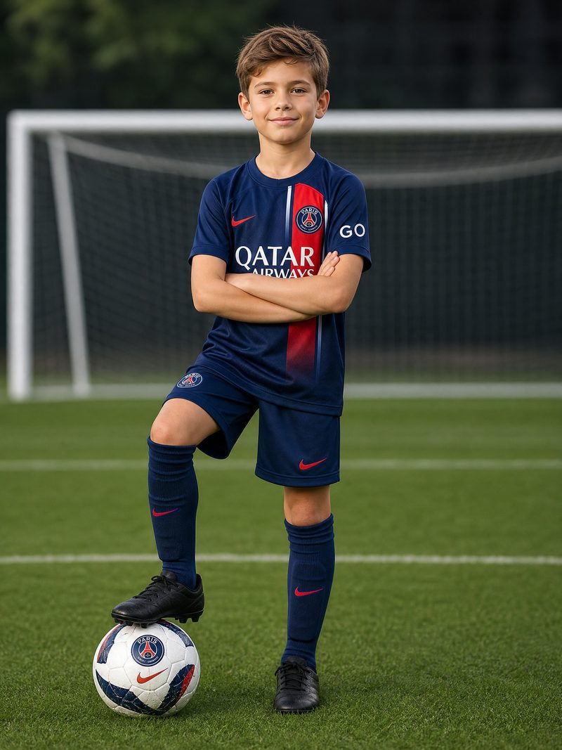 Kit Infantil PSG · Camisa 23/24 Home