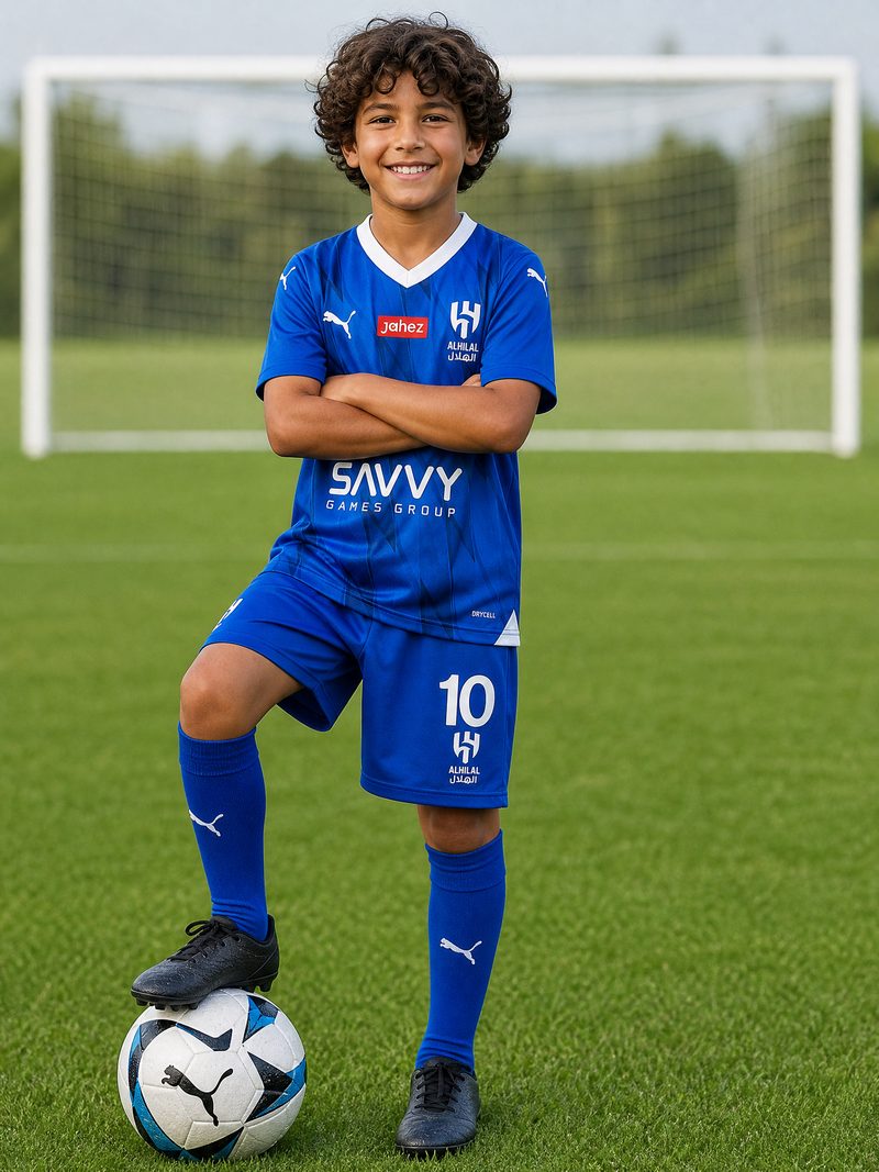 Kit Infantil Al Hilal · Camisa 23/24 Home