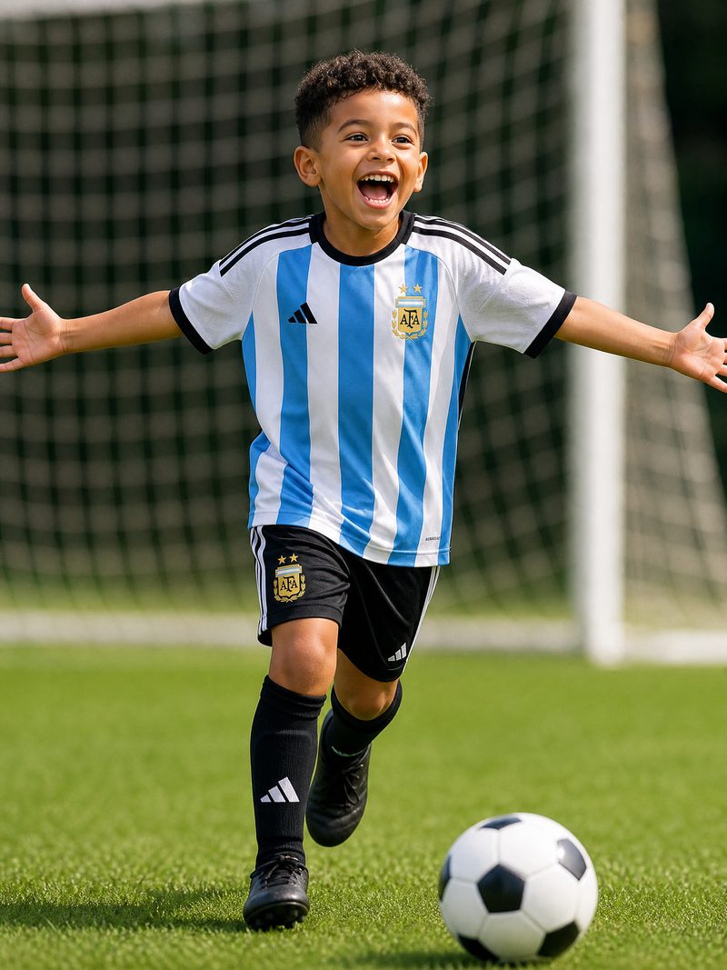 Kit Infantil Argentina · Camisa 2022