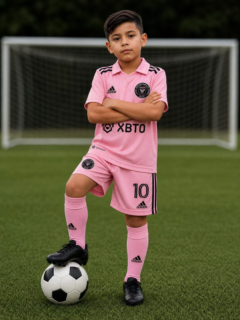 Kit Infantil Inter Miami · Camisa 22/23 Home