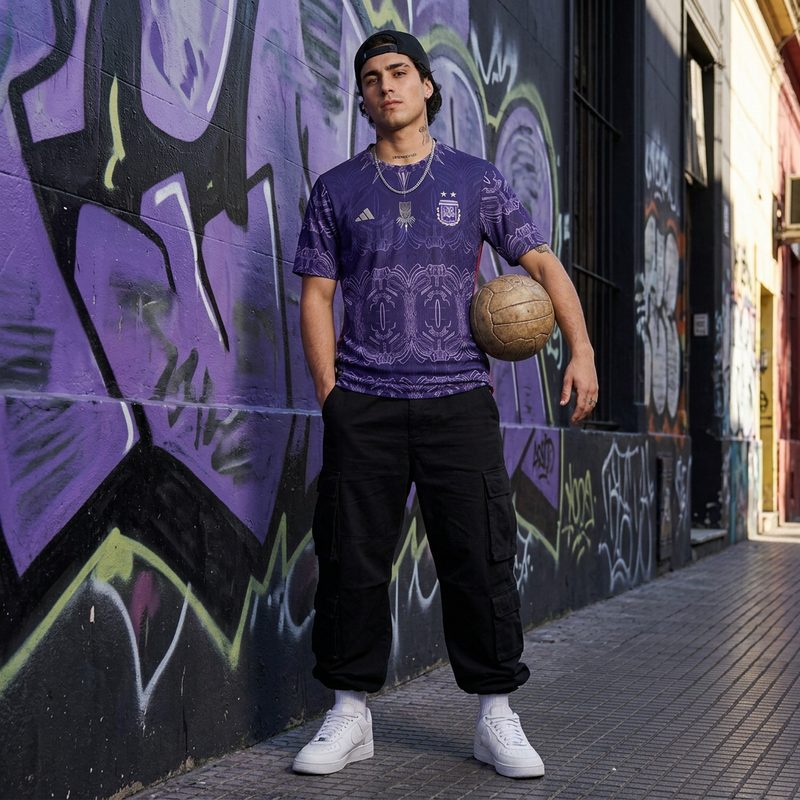 Camisa Argentina · 2022 - Uniforme 3 - Pantera Negra