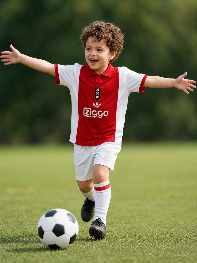 Kit Infantil Ajax · Camisa Comemorativa 125 anos